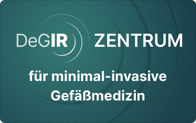 Siegel DeGIR - DGNR: Zentrum für minimalinvasive Gefäßmedizin